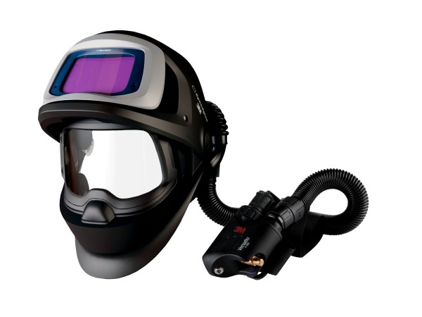 Speedglas 9100 FX Air Schweißmaske, aufklappbar, mit zusätzlicher Klarsichtscheibe und V-500E