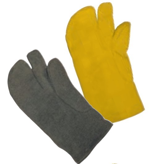 3-Finger Handschuhe geeignet gegen Kontakthitze