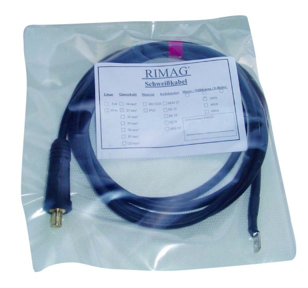 Massekabel H01N2D (Bei DEL 150) mit Stecker und Kabelschuh