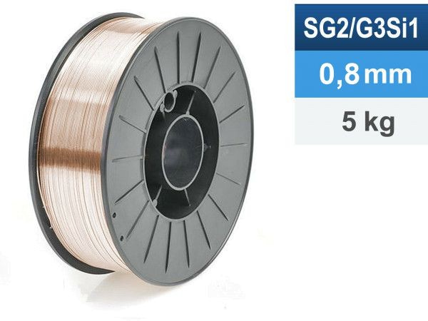 Schweißdraht SG2/G3Si1 0,8mm 5kg