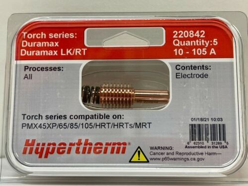 Hypertherm Elektrode PMX Spring 45-105A 220842